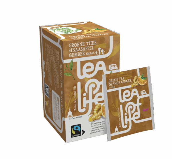 Groene thee Sinaasappel Gember Tea Of Life