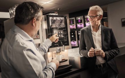 Etna Dorado Espresso Medium op het werk